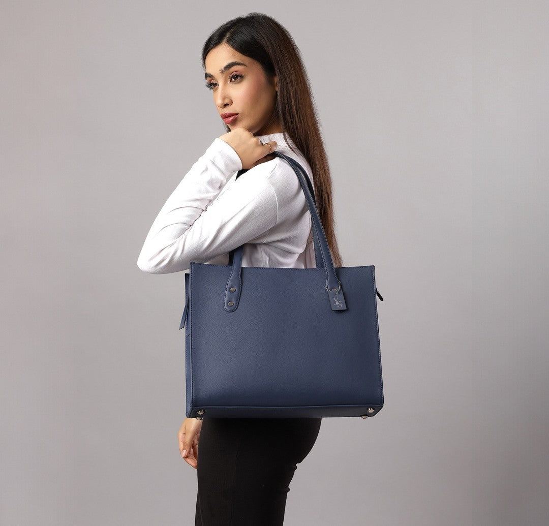 Elevate Tote Bag - Navy Blue