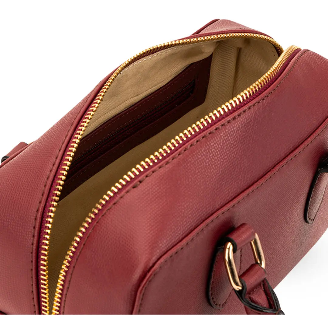 Lume Boxy Crossbody Bag - Cherry YuvaStree