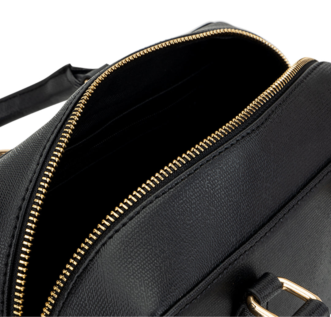 Lume Boxy Crossbody Bag - Black