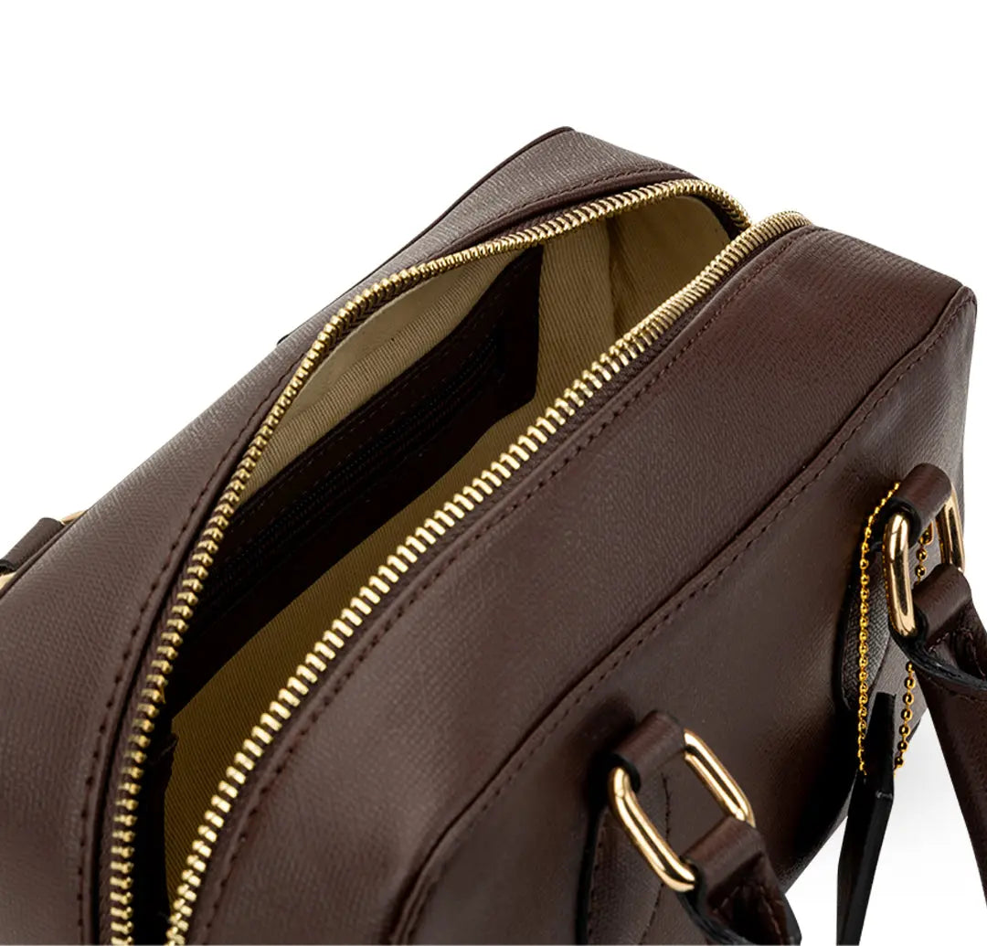 Lume Boxy Crossbody Bag - Dk. Mocha YuvaStree