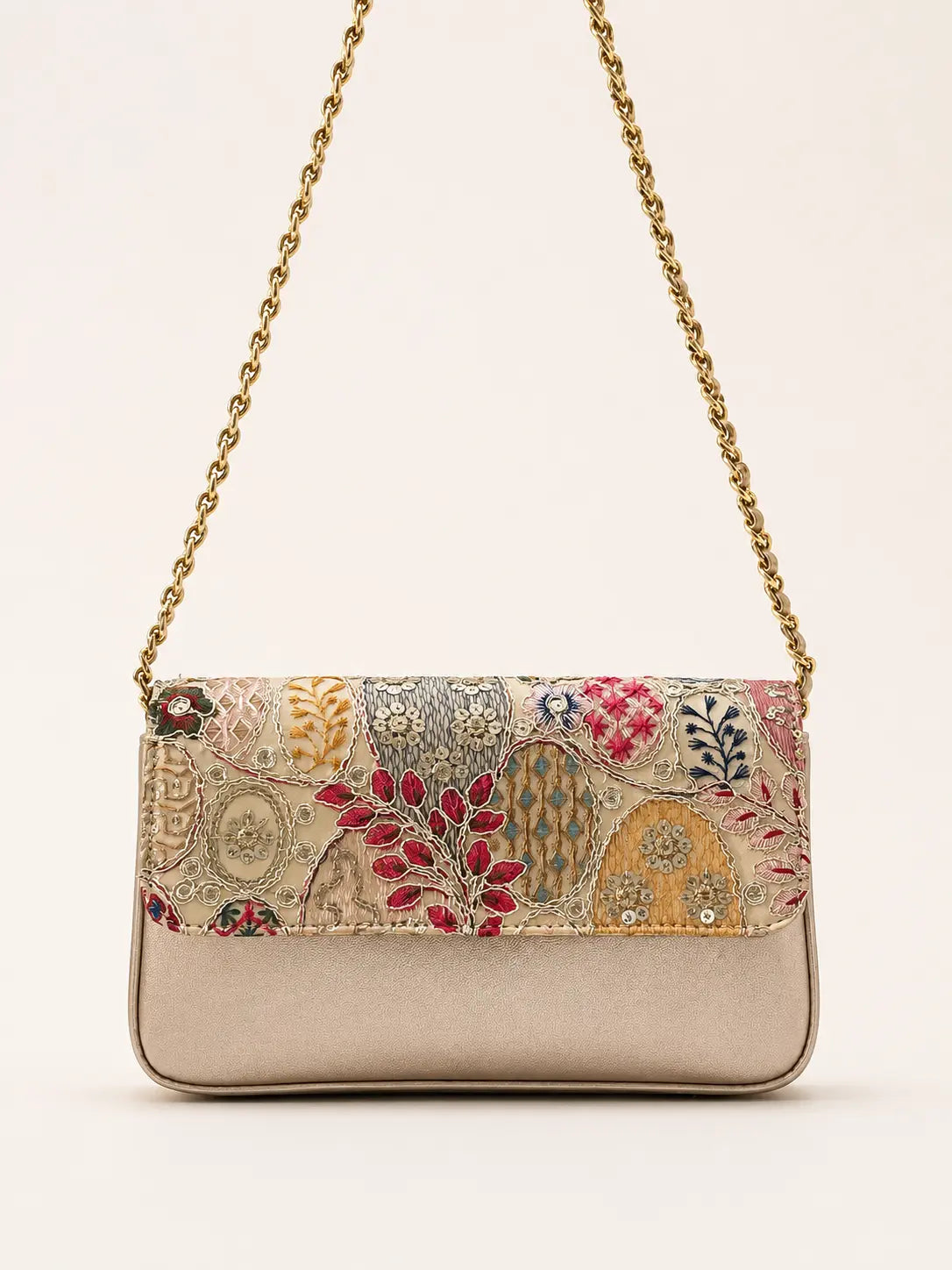 Fulwari Sling Bag - Beige YuvaStree