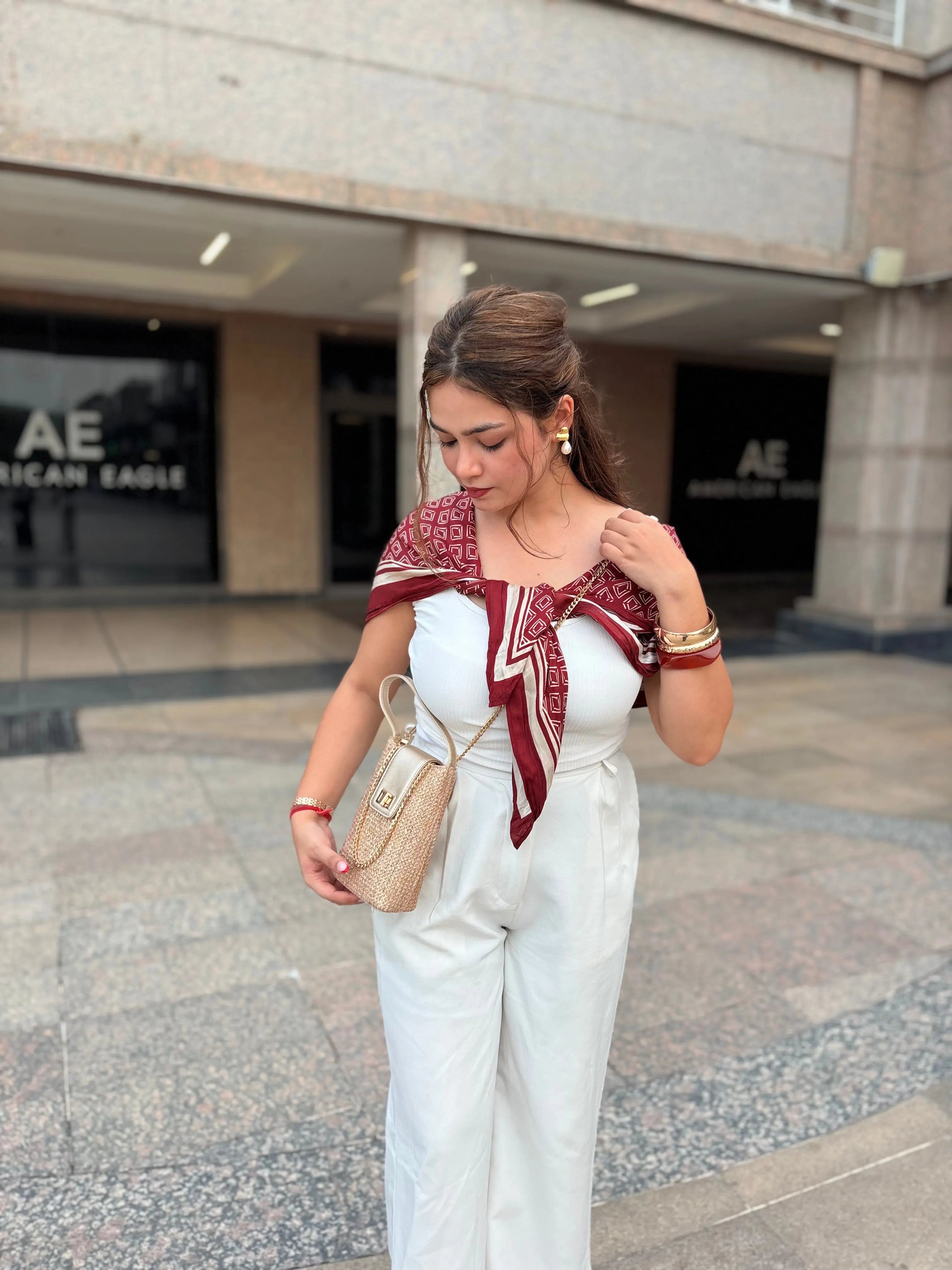 Noor Mini Sling Bag - Antique Rose YuvaStree
