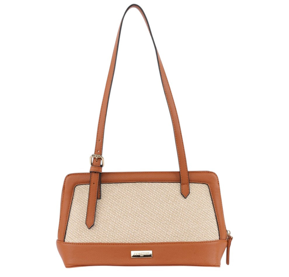 Liora Jute Shoulder Bag - Tan