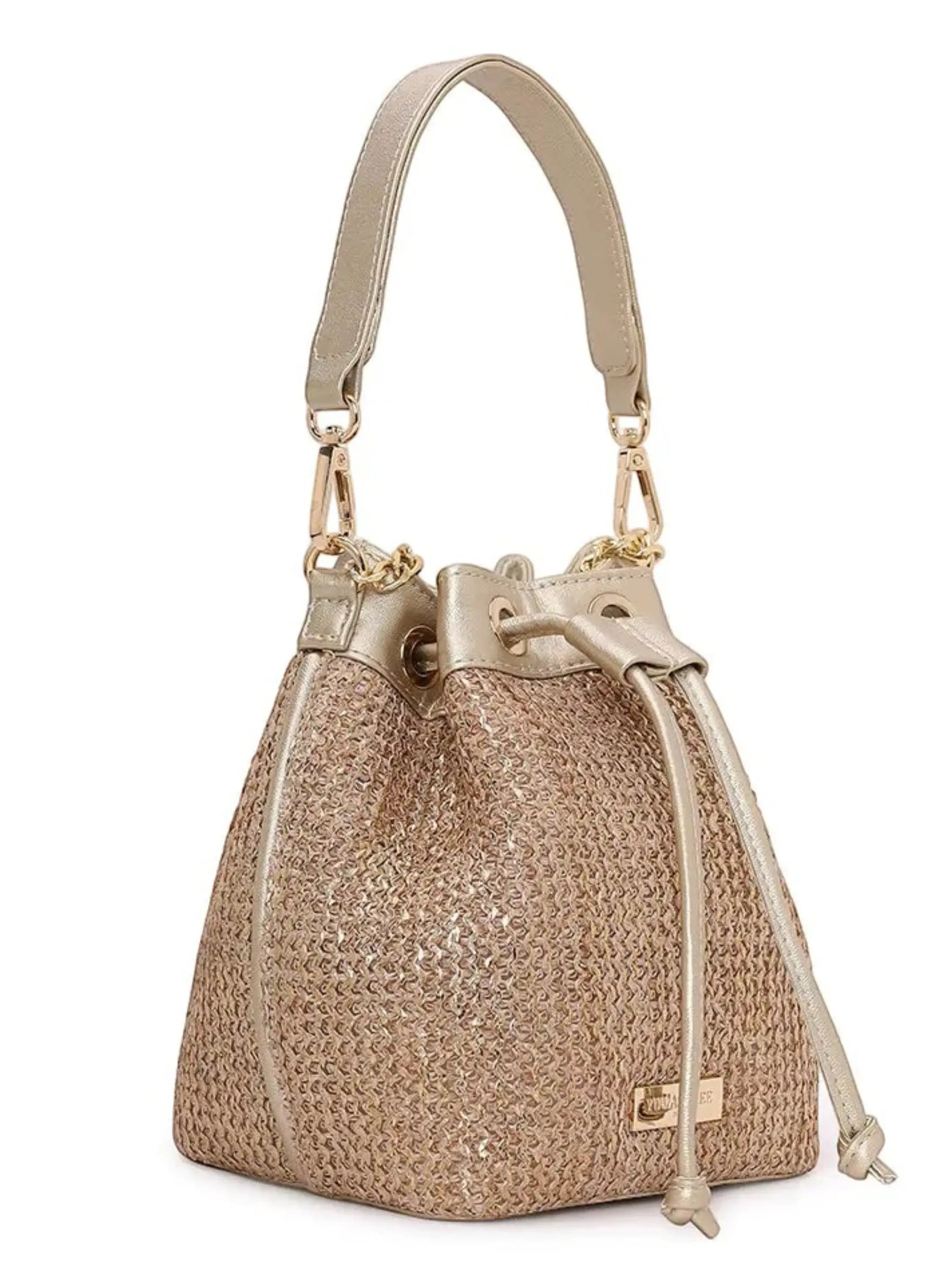 Evaara Bucket Bag - Antique Rose YuvaStree