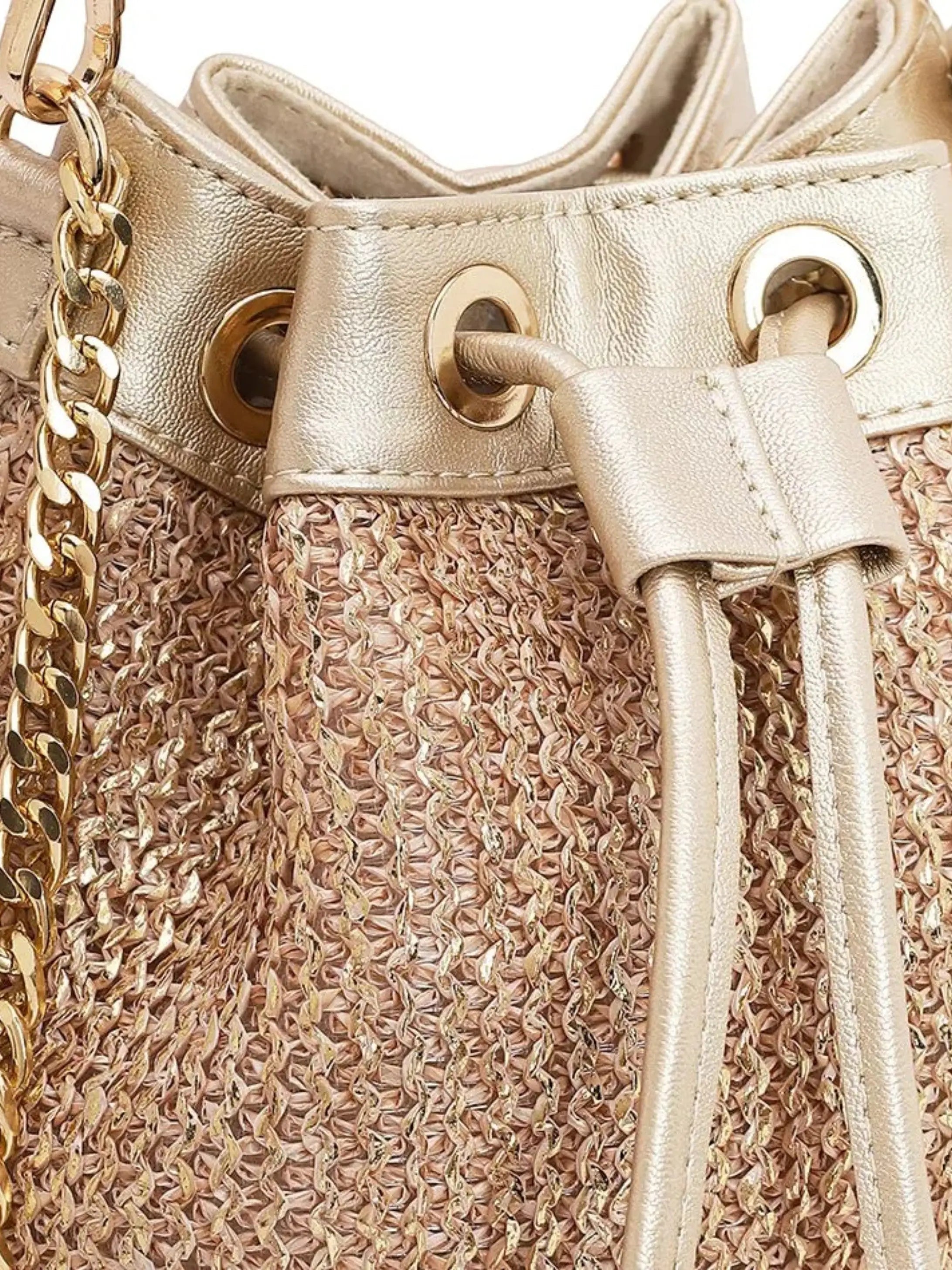 Evaara Bucket Bag - Antique Rose YuvaStree