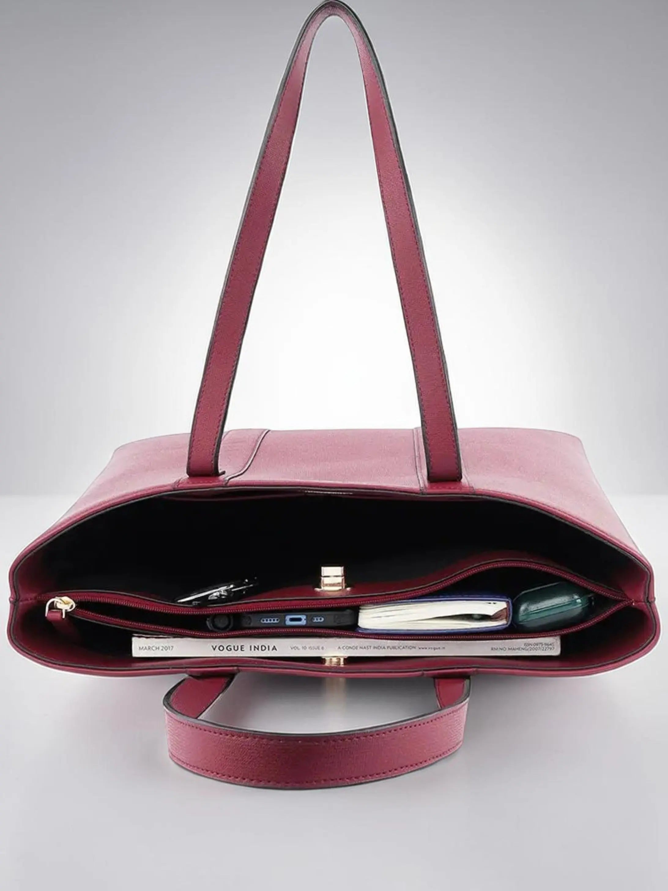 Epic Large Tote - Cherry YuvaStree