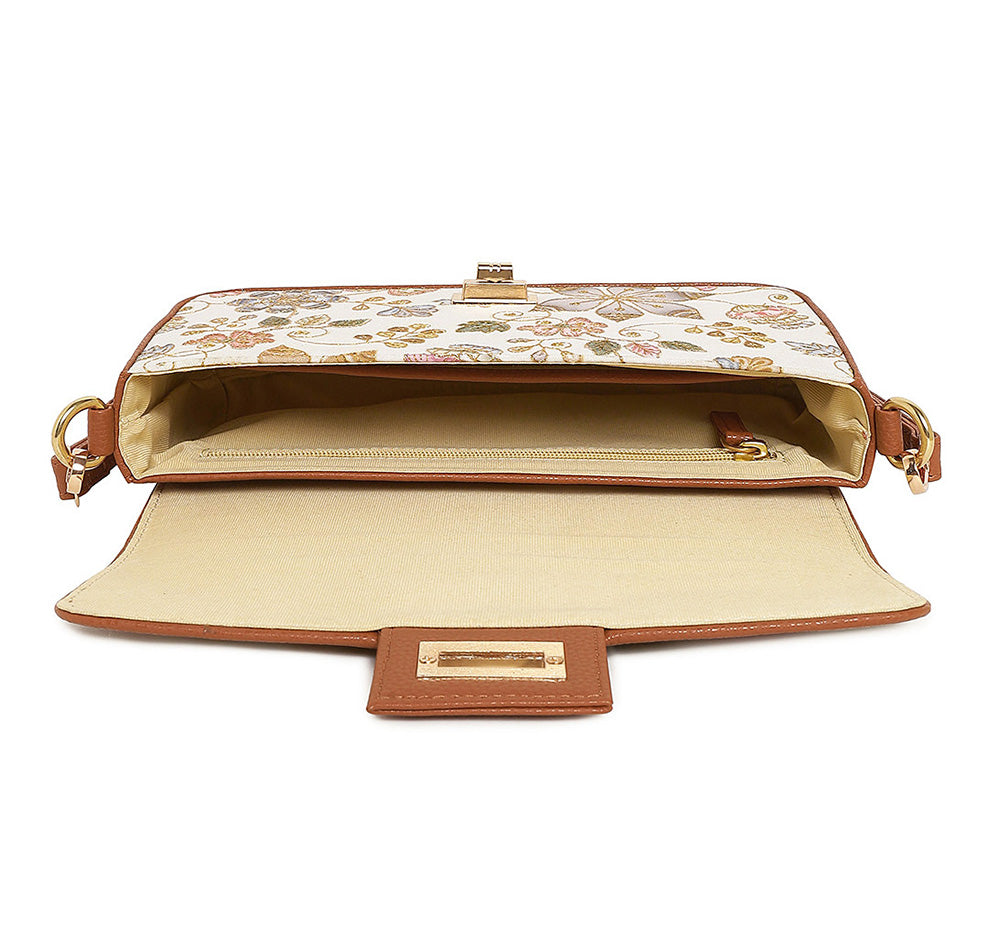 Alira Shoulder Bag - Caramel Ivory