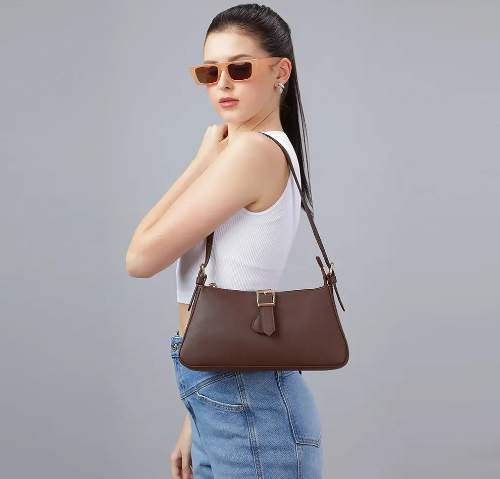 Sleek Baguette Large - Dk. Mocha YuvaStree