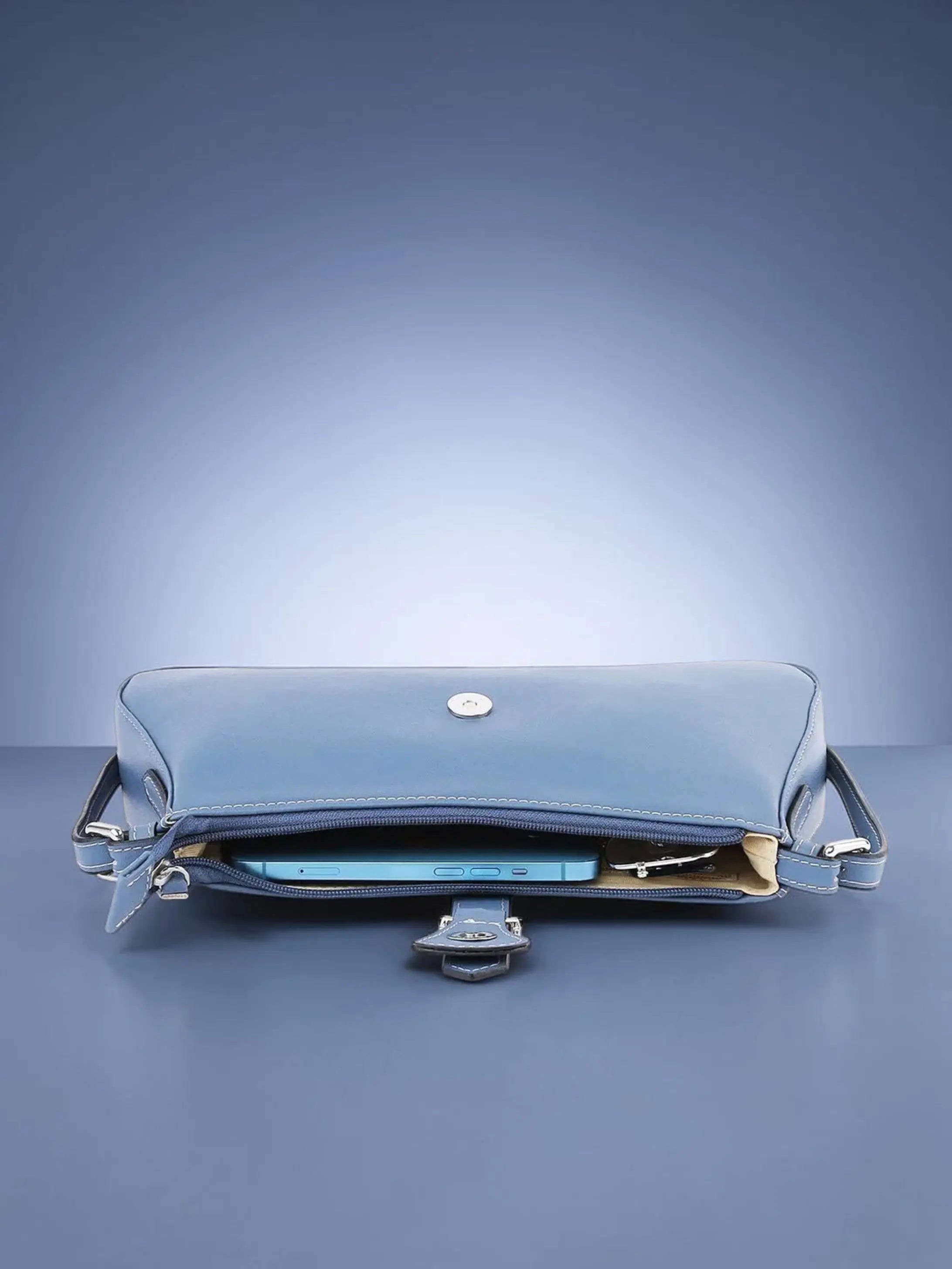 Sleek Baguette Large - Spanish Blue YuvaStree