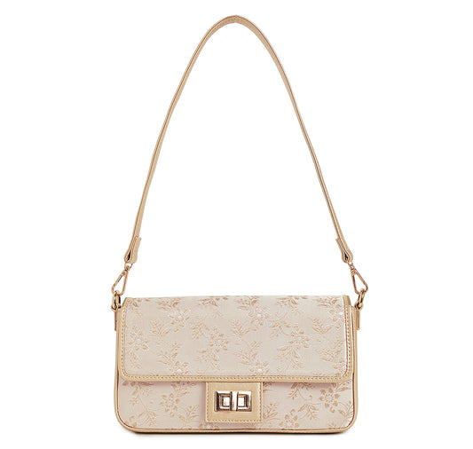 Alira Shoulder Bag - Off White Gold