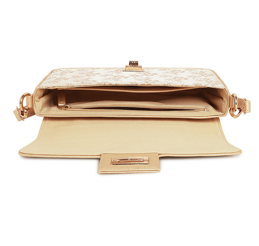 Alira Shoulder Bag - Off White Gold