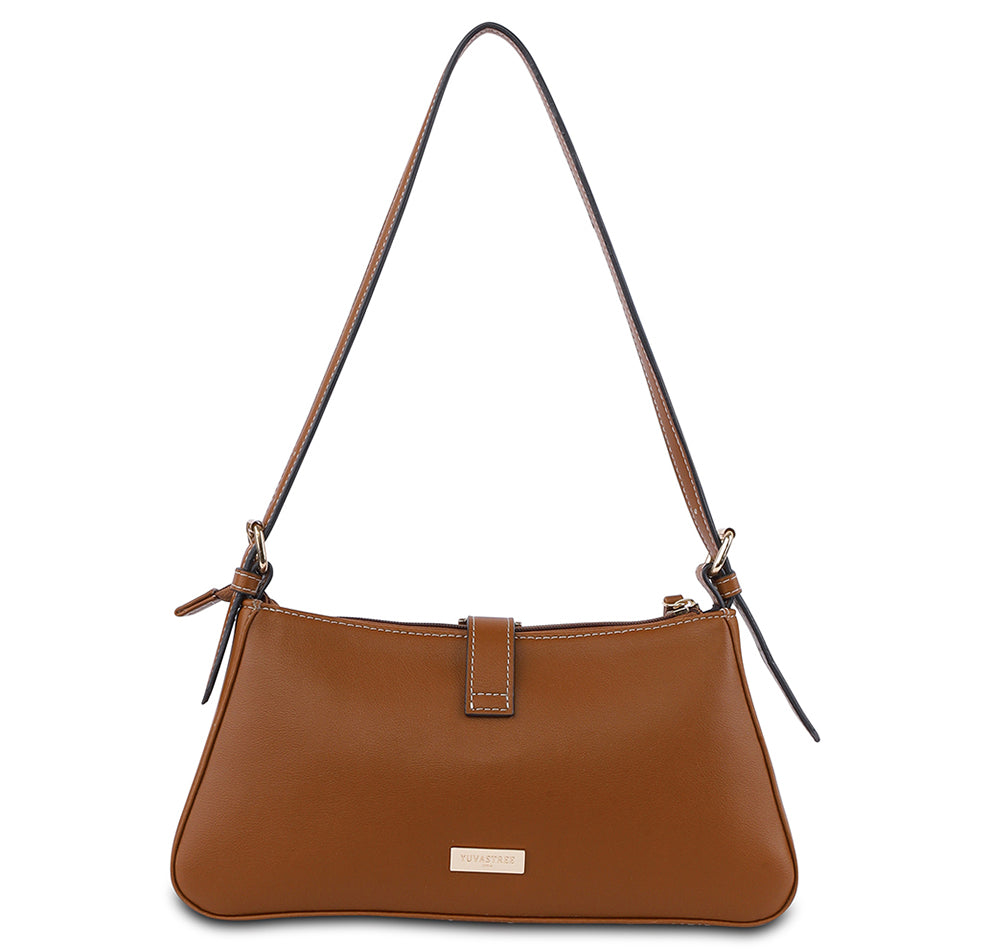 Sleek Baguette Large - Tan