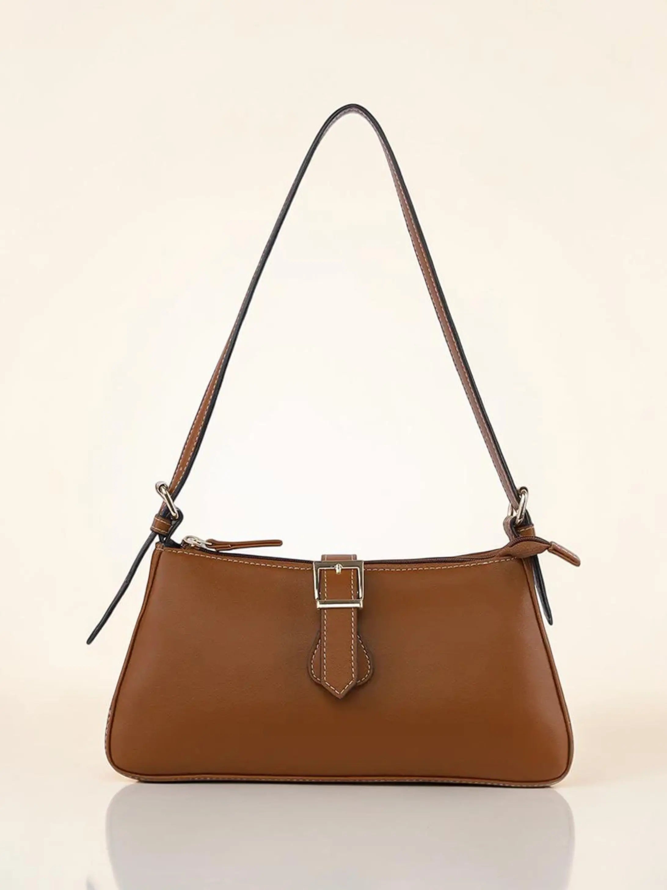 Sleek Baguette Large - Tan YuvaStree