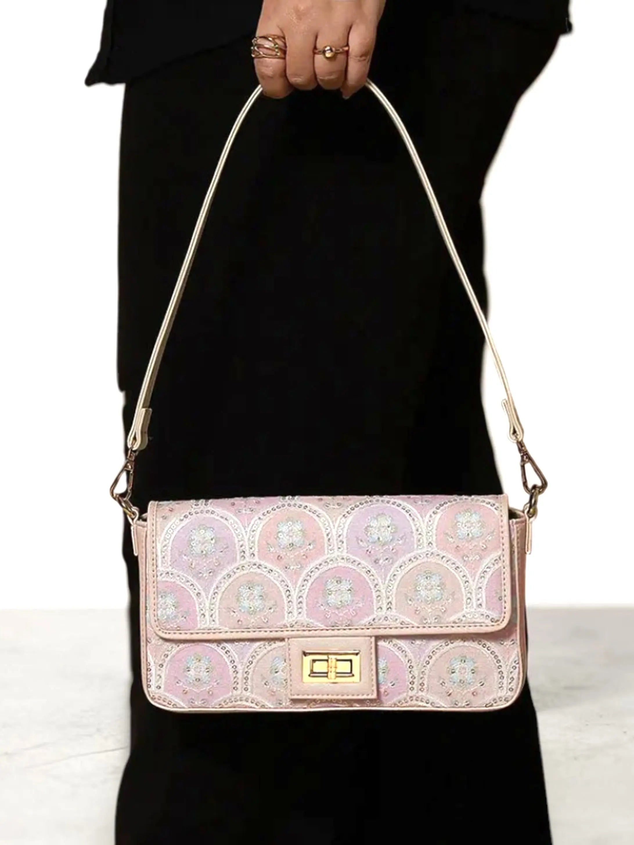 Alira Shoulder Bag - Pearl Blush YuvaStree