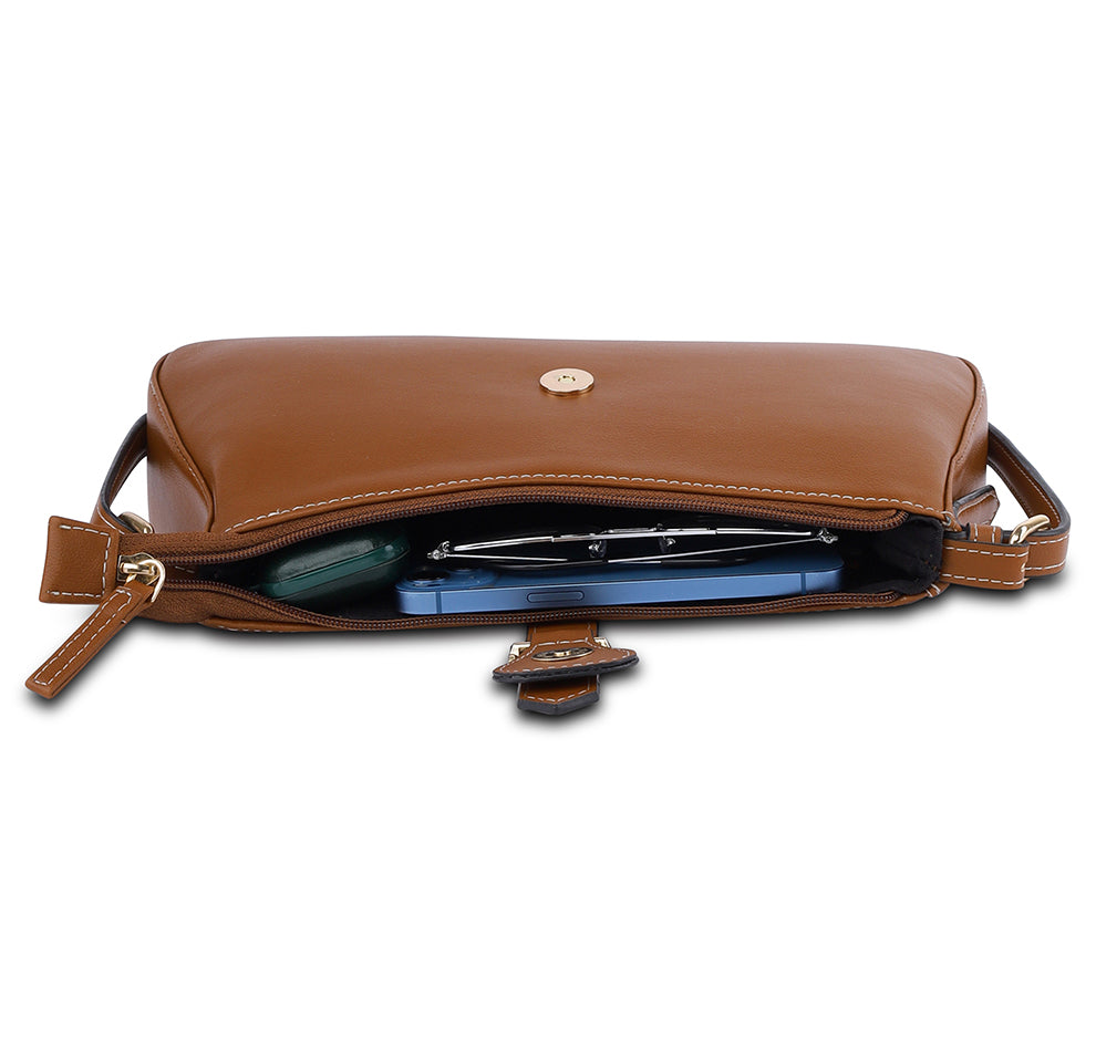 Sleek Baguette Large - Tan