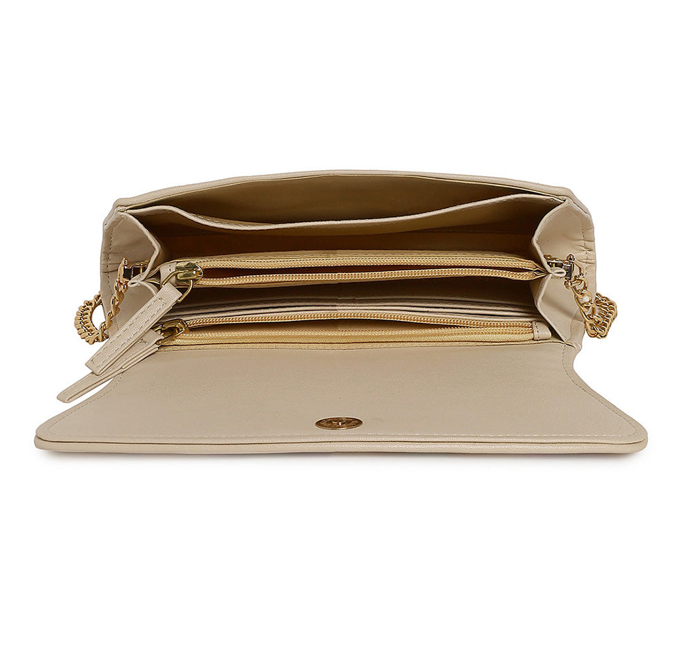 Elisa wallet sling - Pearl Blush