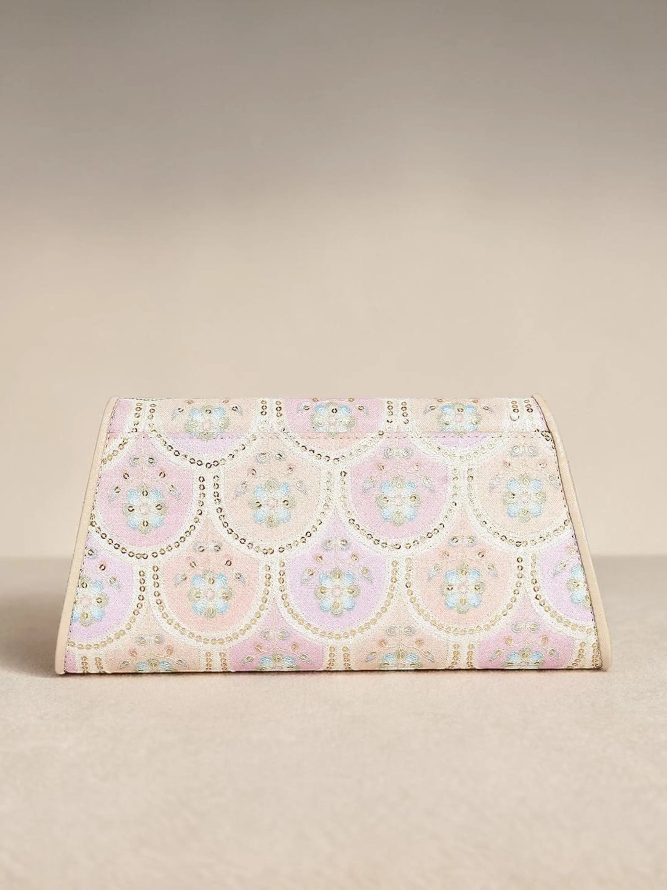 Elisa wallet sling - Pearl Blush YuvaStree