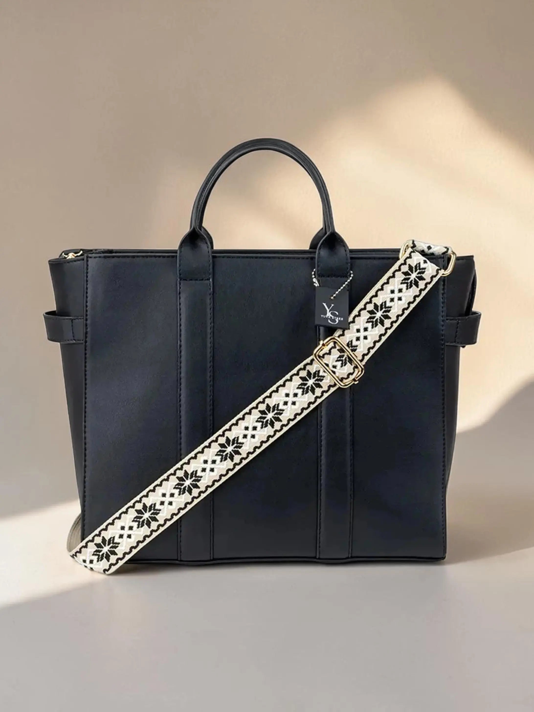 Elan Box Tote Bag - Black My Store