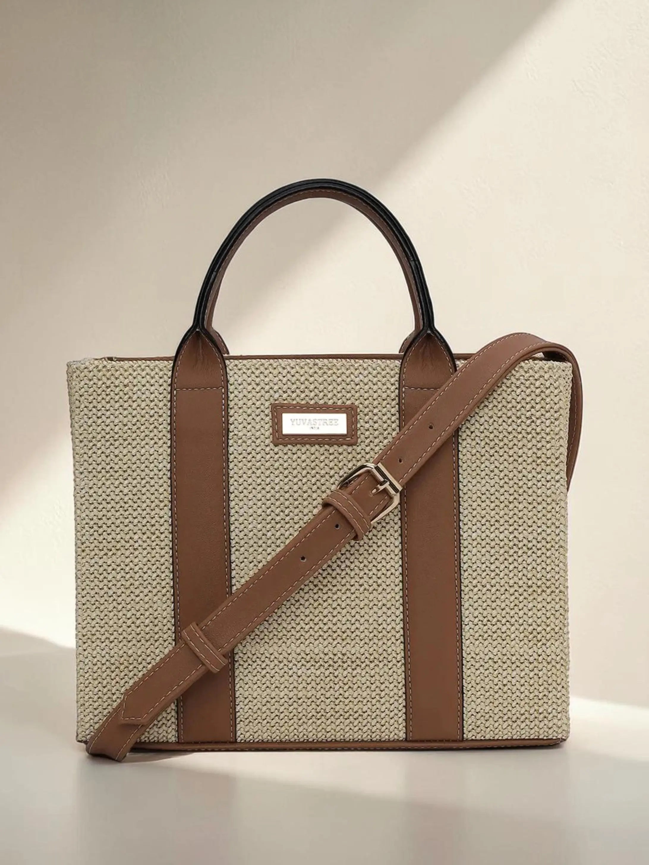 Ellora Mini Tote - Beige YuvaStree