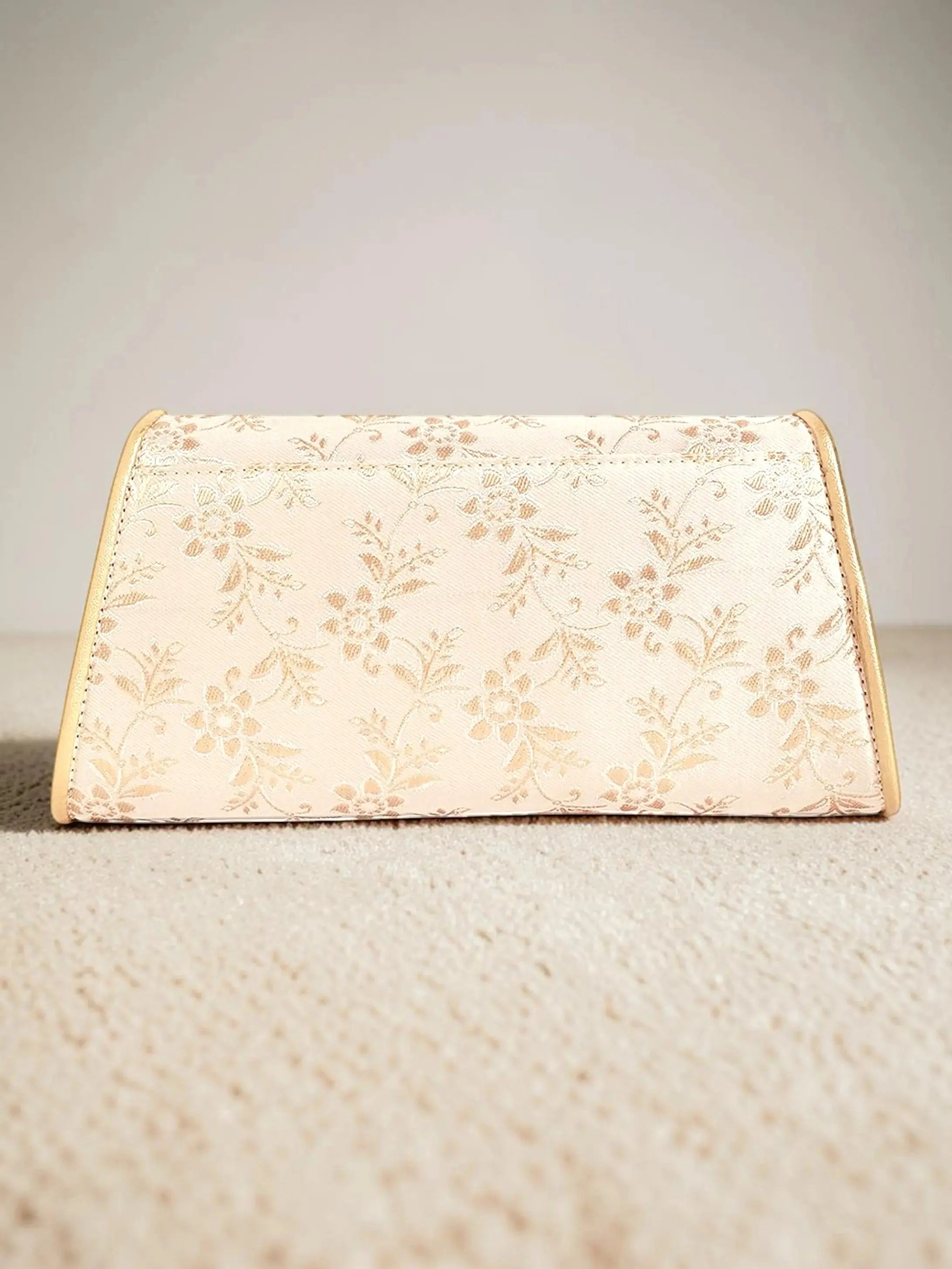 Elisa wallet sling - Off White Gold YuvaStree