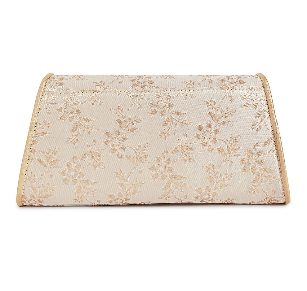 Elisa wallet sling - Off White Gold