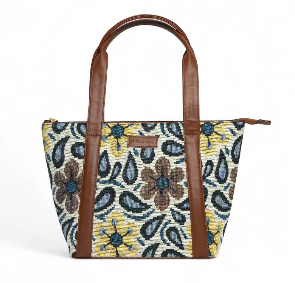 Lyra Tote – Floral Bloom YuvaStree