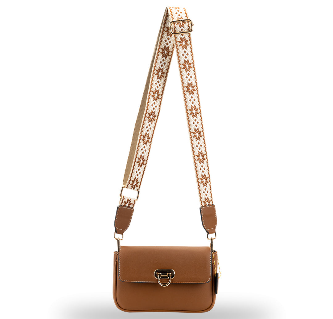 Sway Crossbody Bag - Tan YuvaStree