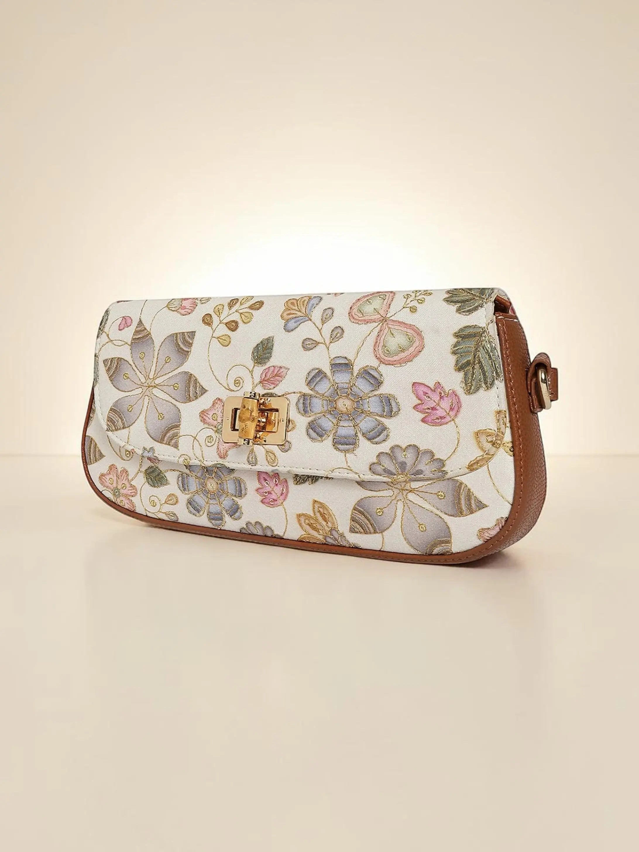 Saira Crossbody Bag - Caramel Ivory YuvaStree