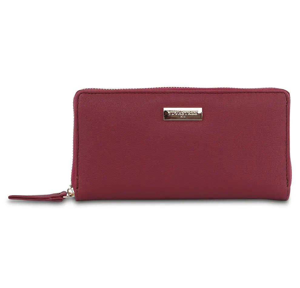 Vault Zip Wallet - Cherry YuvaStree