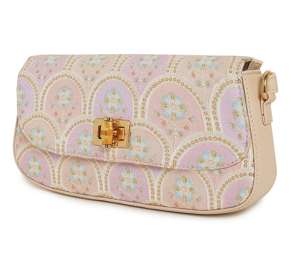 Saira Crossbody Bag - Pearl Blush