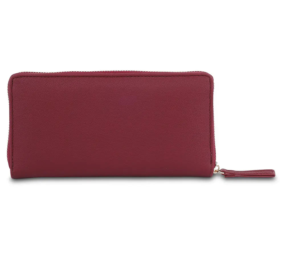 Vault Zip Wallet - Cherry YuvaStree