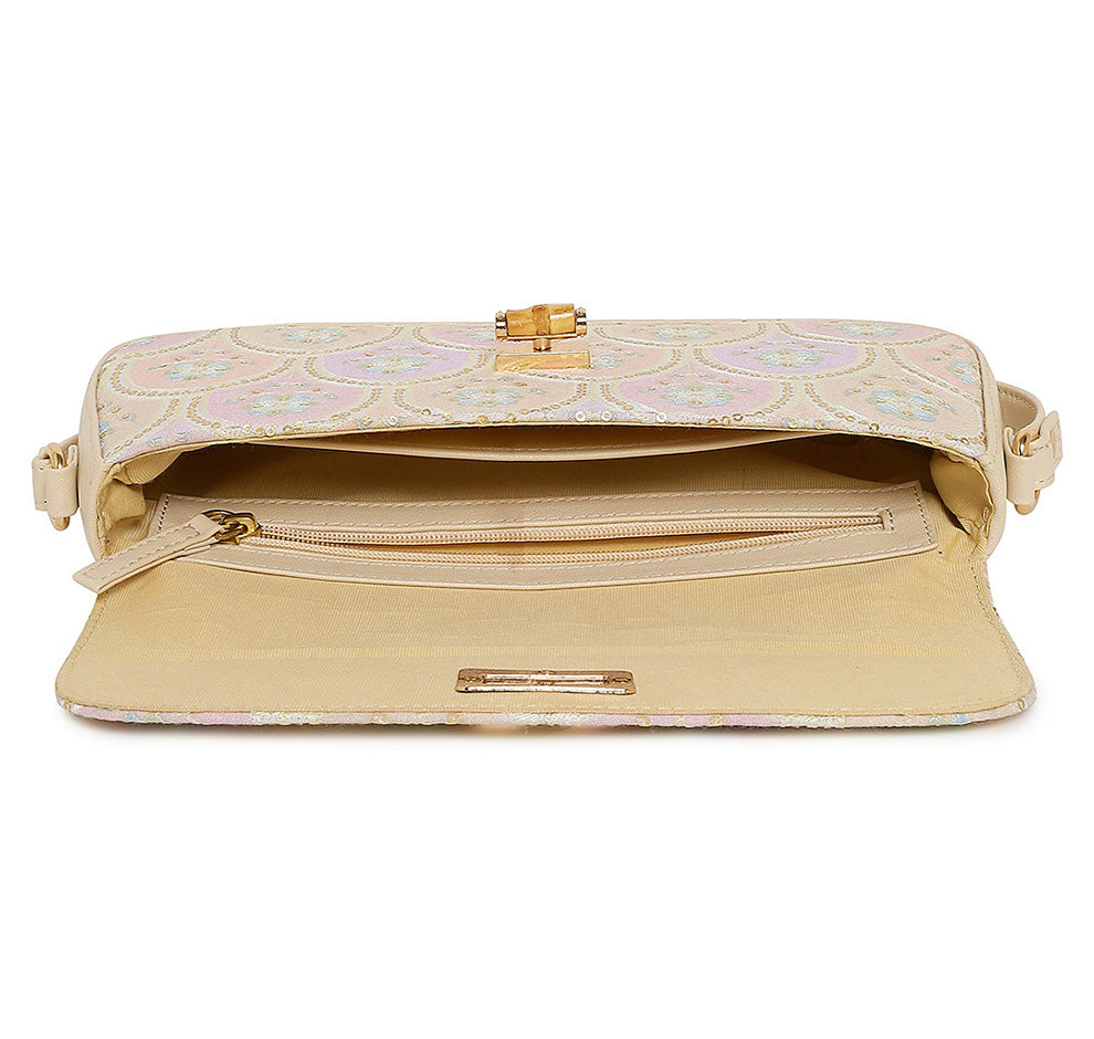 Saira Crossbody Bag - Pearl Blush
