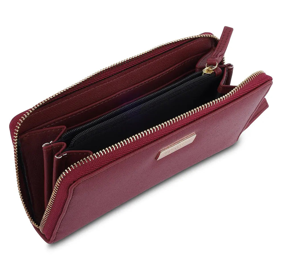 Vault Zip Wallet - Cherry YuvaStree