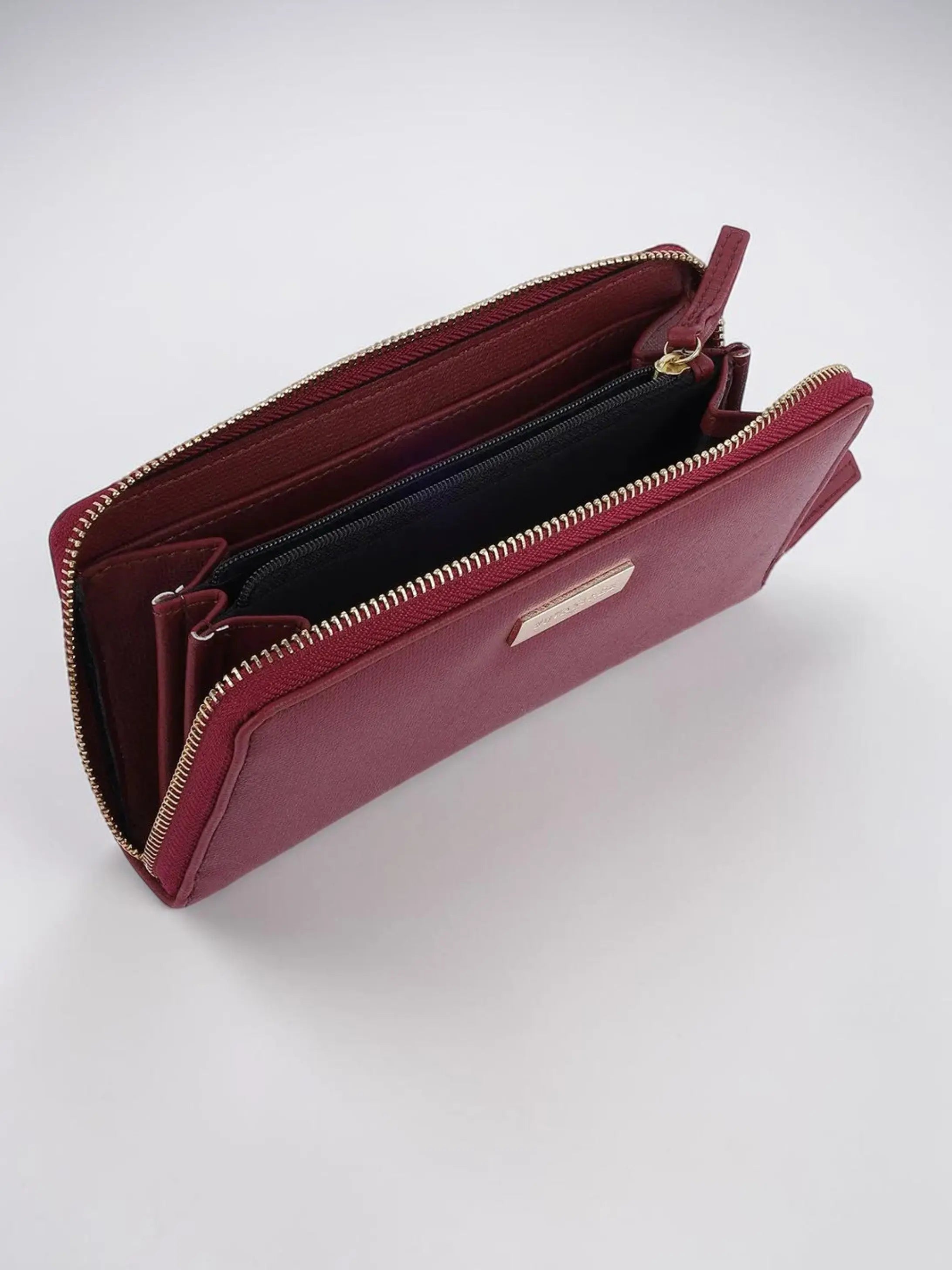 Vault Zip Wallet - Cherry YuvaStree
