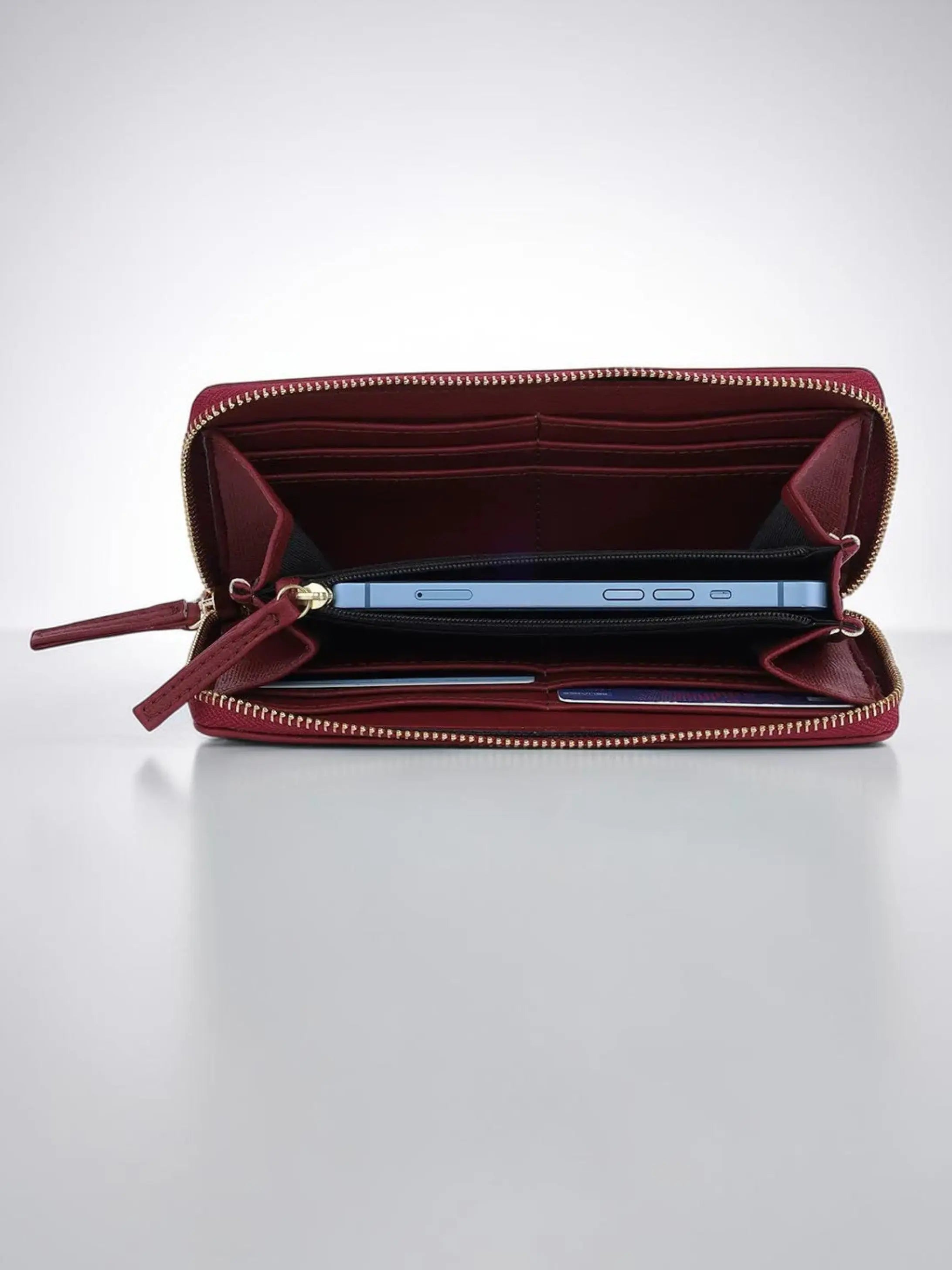 Vault Zip Wallet - Cherry YuvaStree