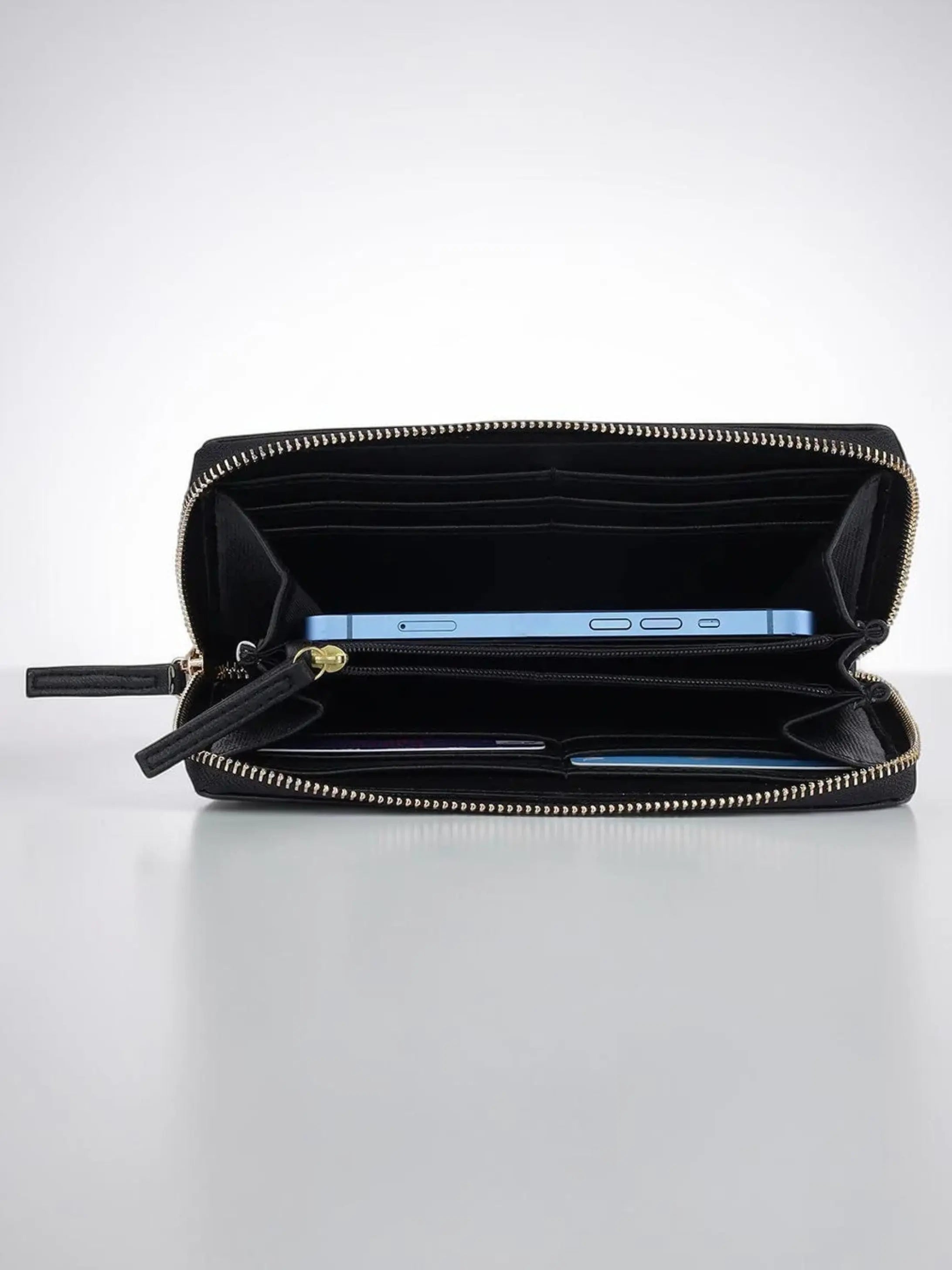 Vault Zip Wallet - Black YuvaStree