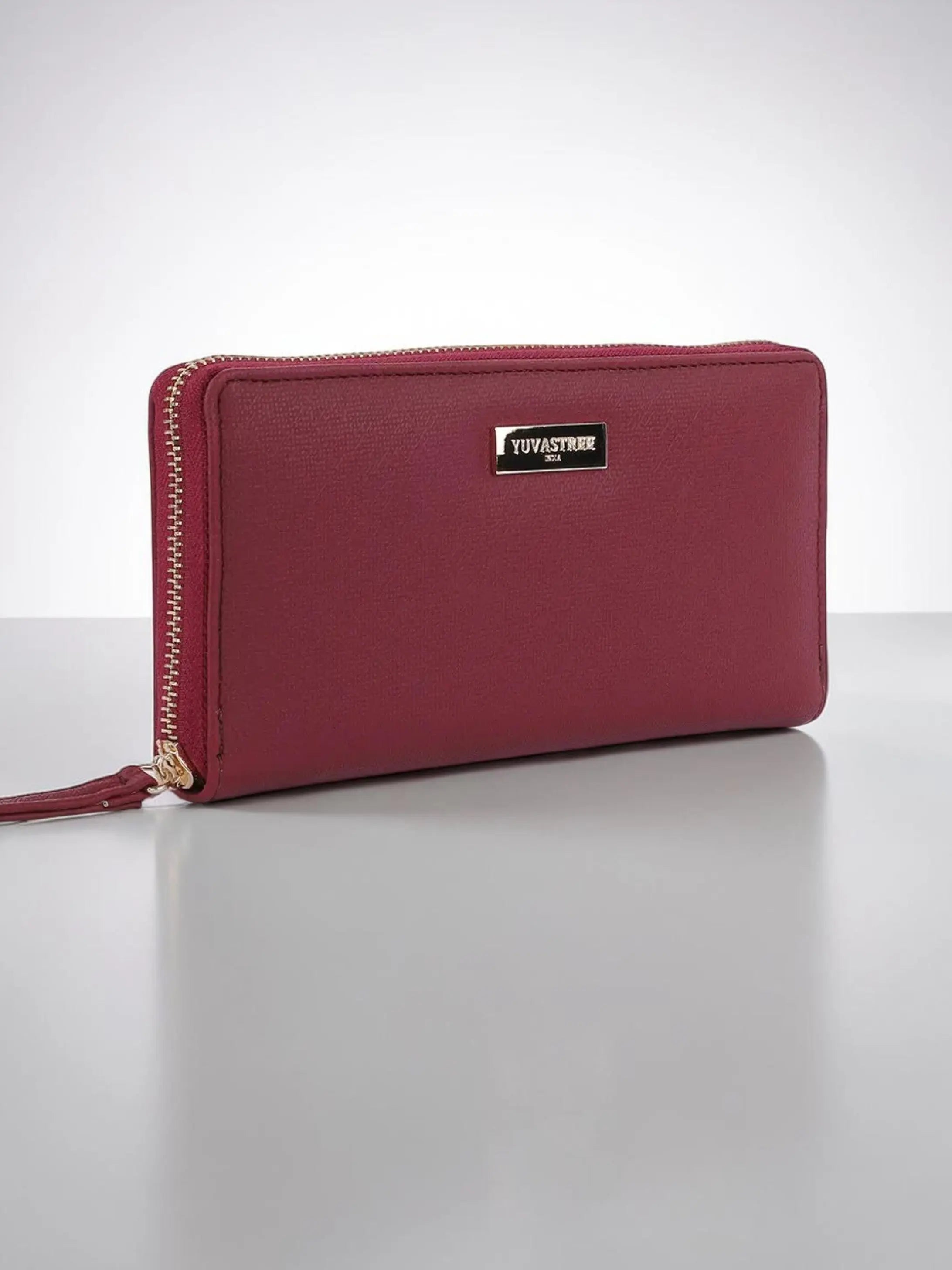 Vault Zip Wallet - Cherry YuvaStree