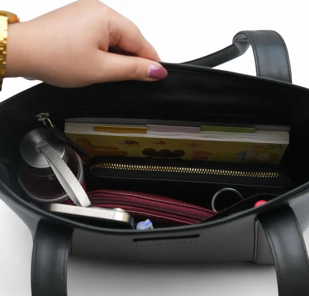 Lyra Tote – Midnight Black YuvaStree