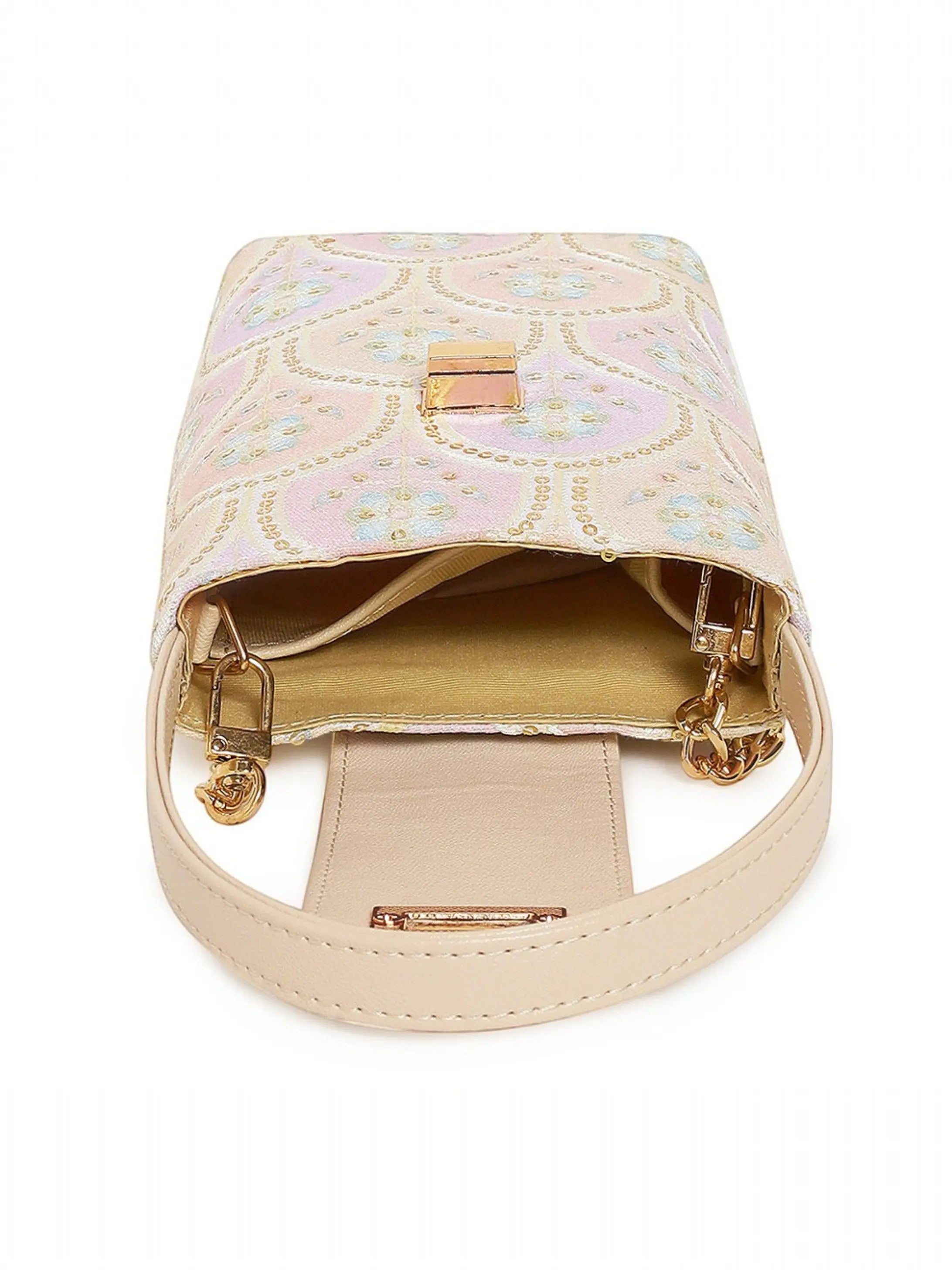 Noor Mini Sling Bag - Pearl Blush YuvaStree