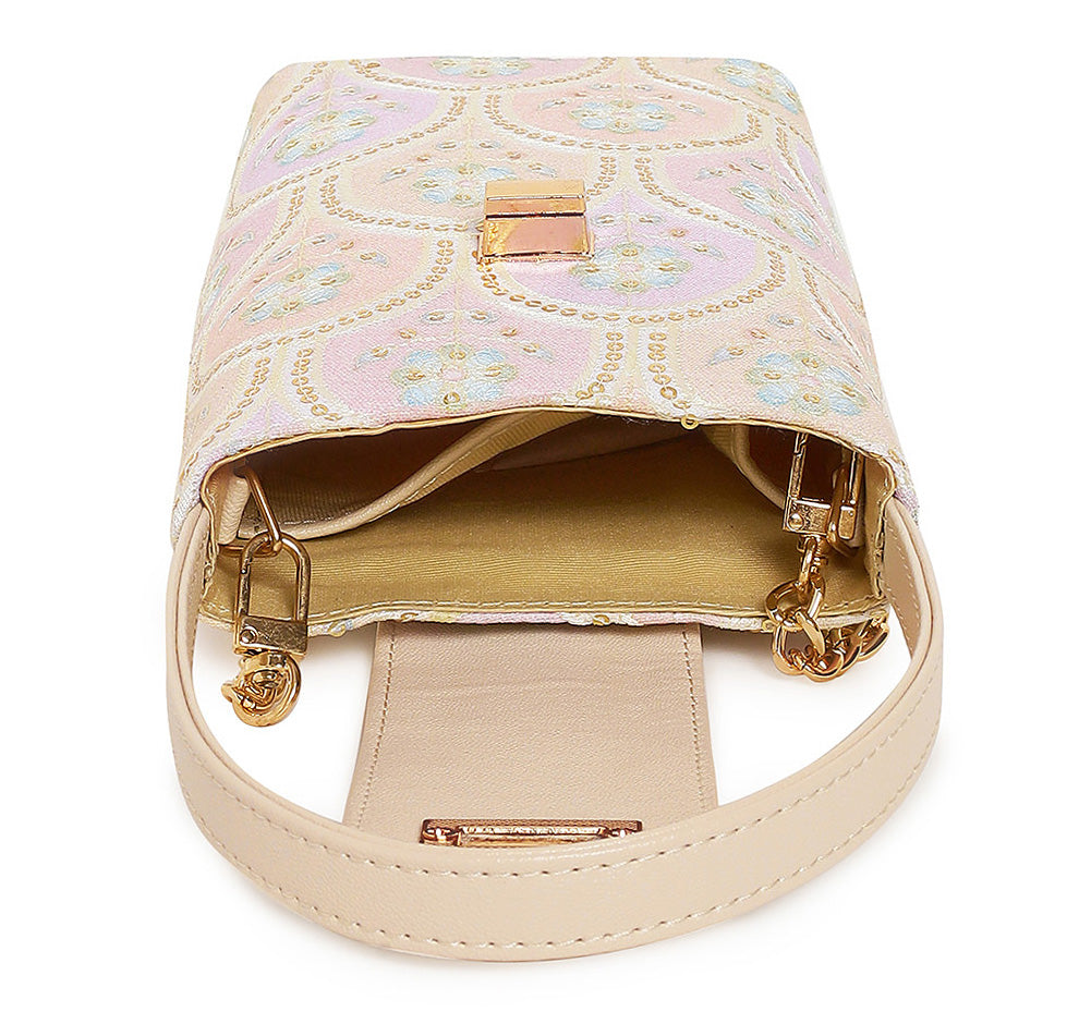 Noor Mini Sling Bag - Pearl Blush