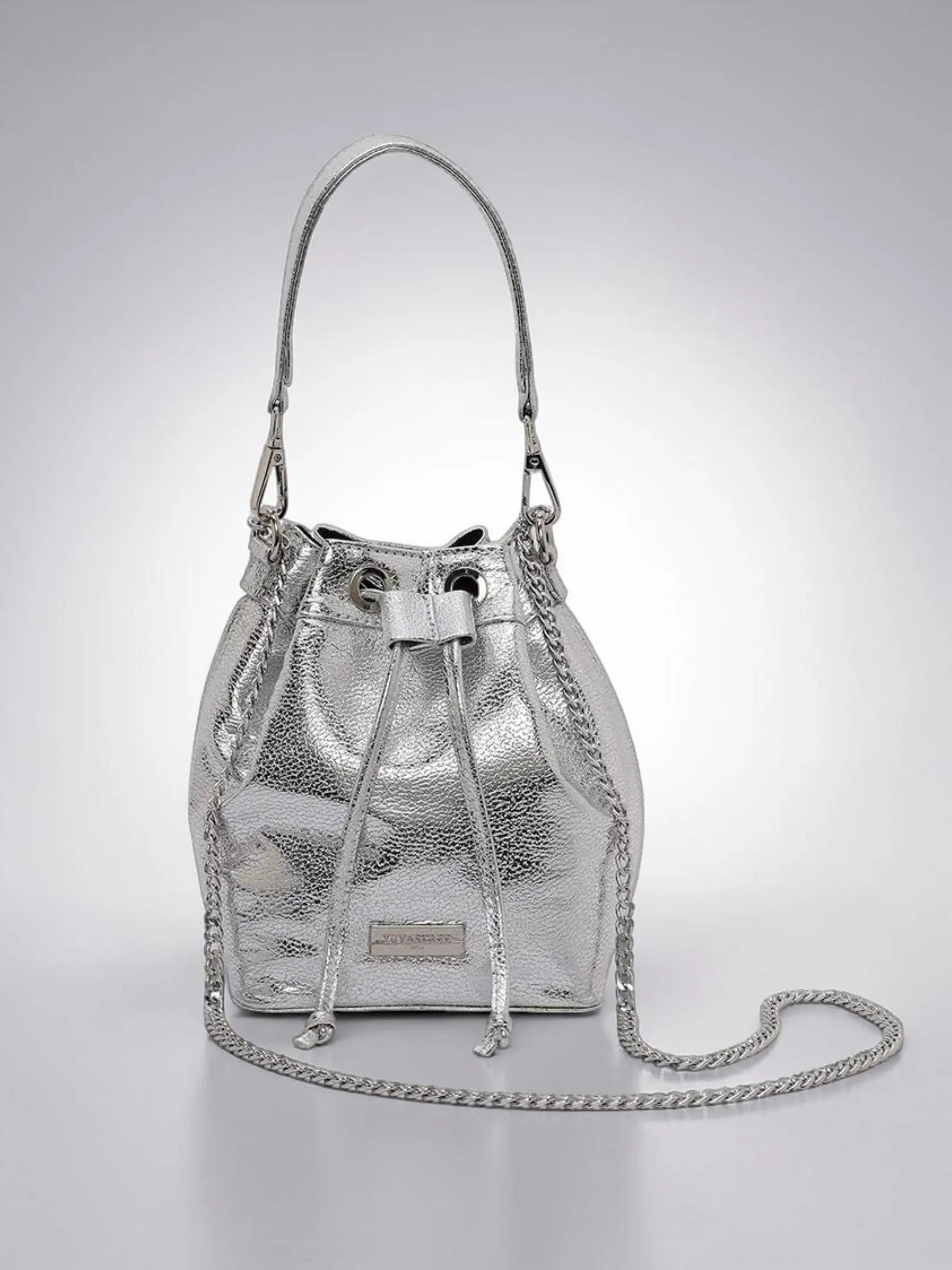 Evaara Bucket Bag - Silver Mirage YuvaStree