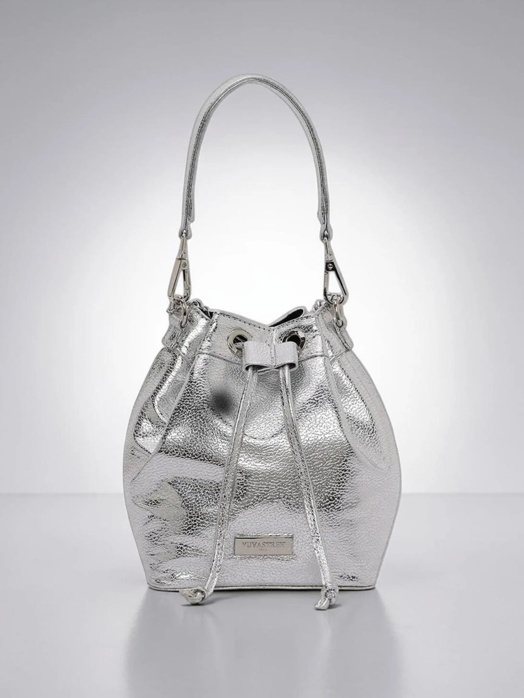Evaara Bucket Bag - Silver Mirage YuvaStree