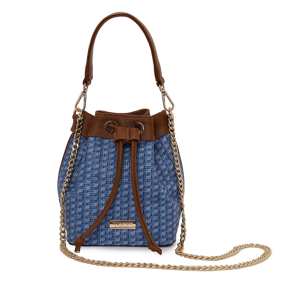 Evaara Bucket Bag - Blue Heaven