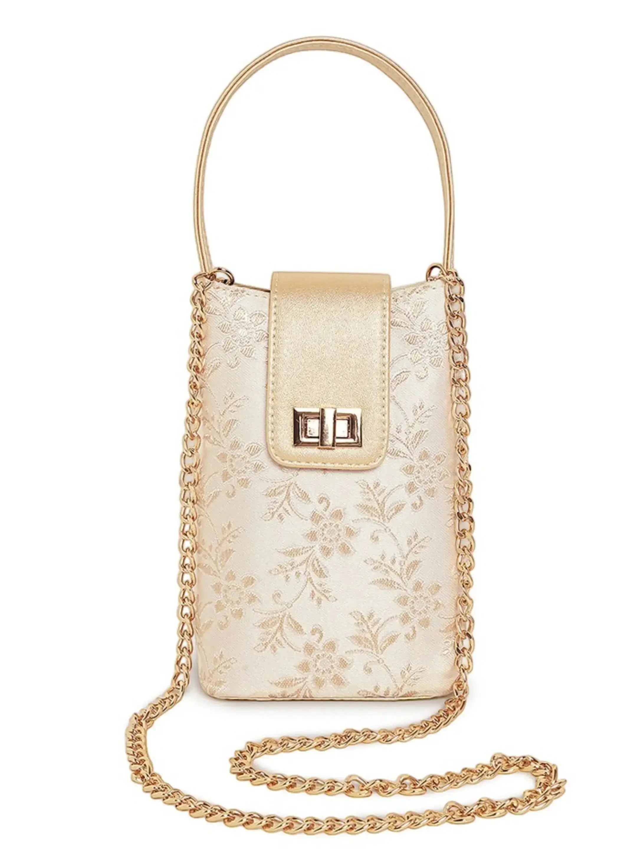 Noor Combo - Caramel Ivory, Pearl Blush, Offwhite Gold YuvaStree