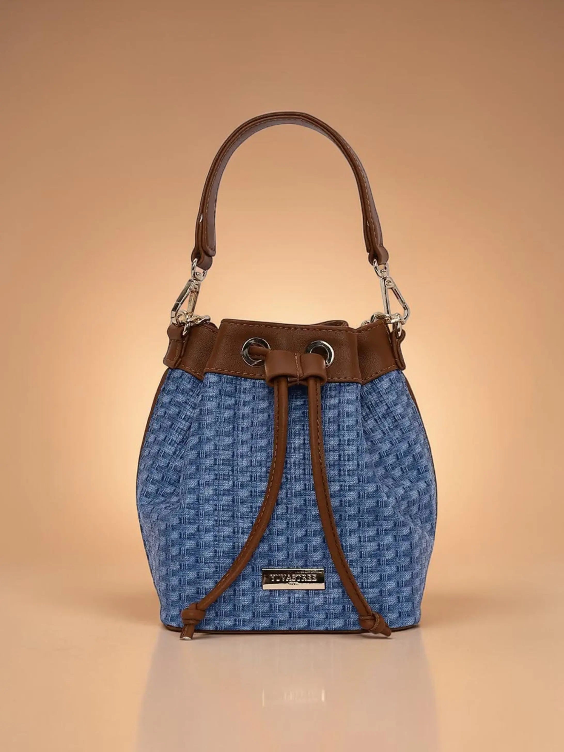 Evaara Bucket Bag - Blue Heaven YuvaStree