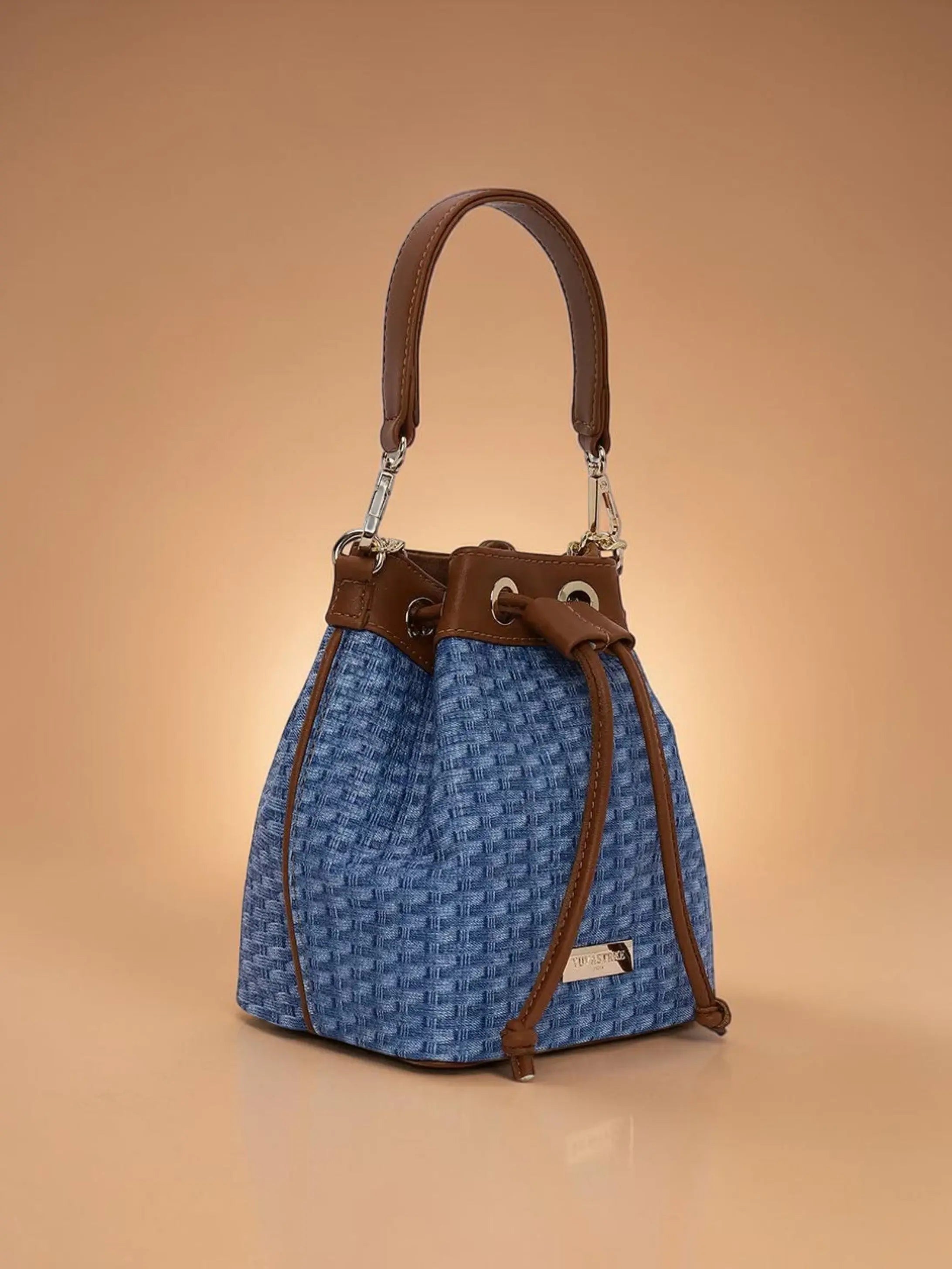 Evaara Bucket Bag - Blue Heaven YuvaStree