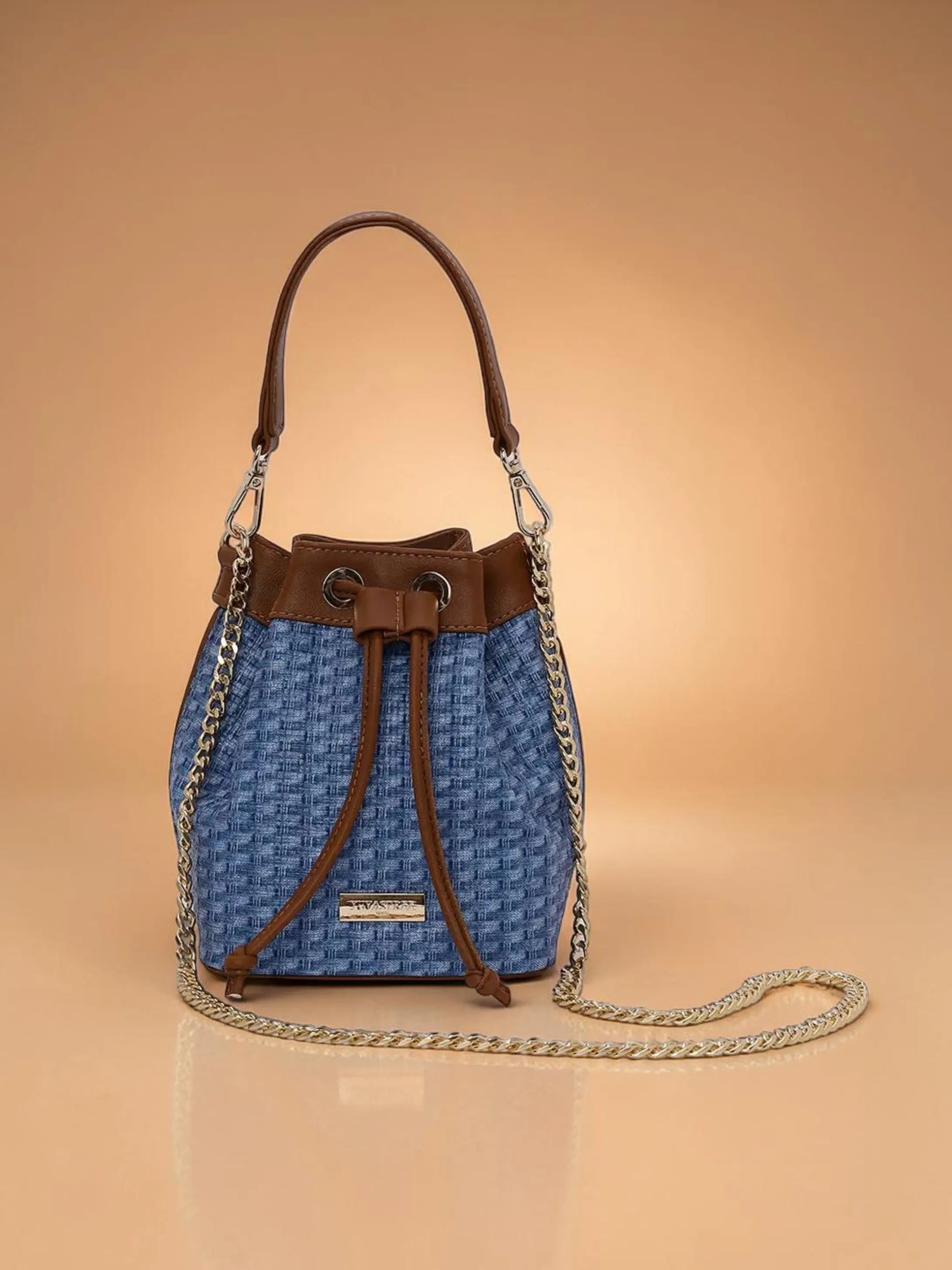 Evaara Bucket Bag - Blue Heaven YuvaStree