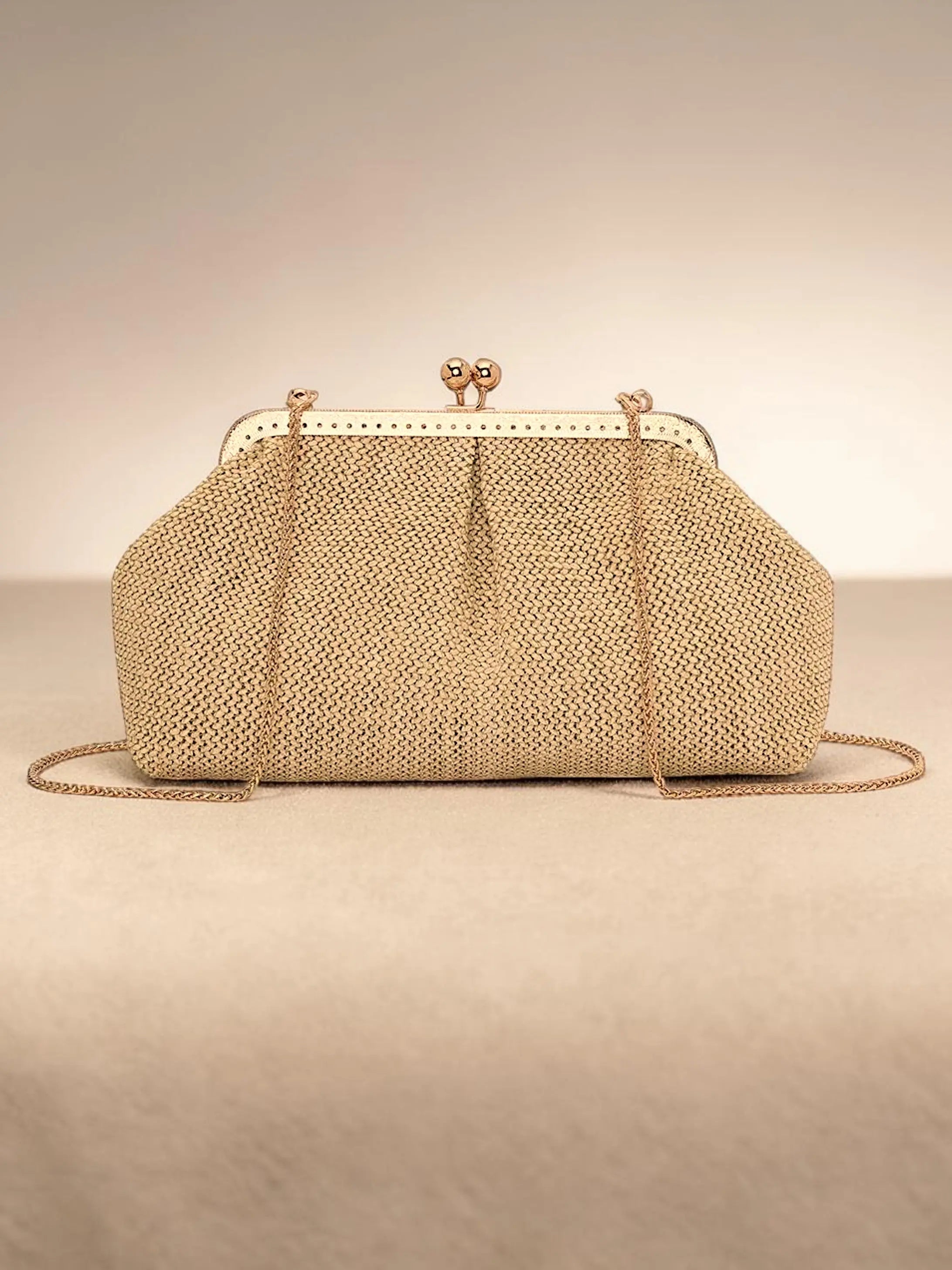 Aria Clutch - Beige YuvaStree
