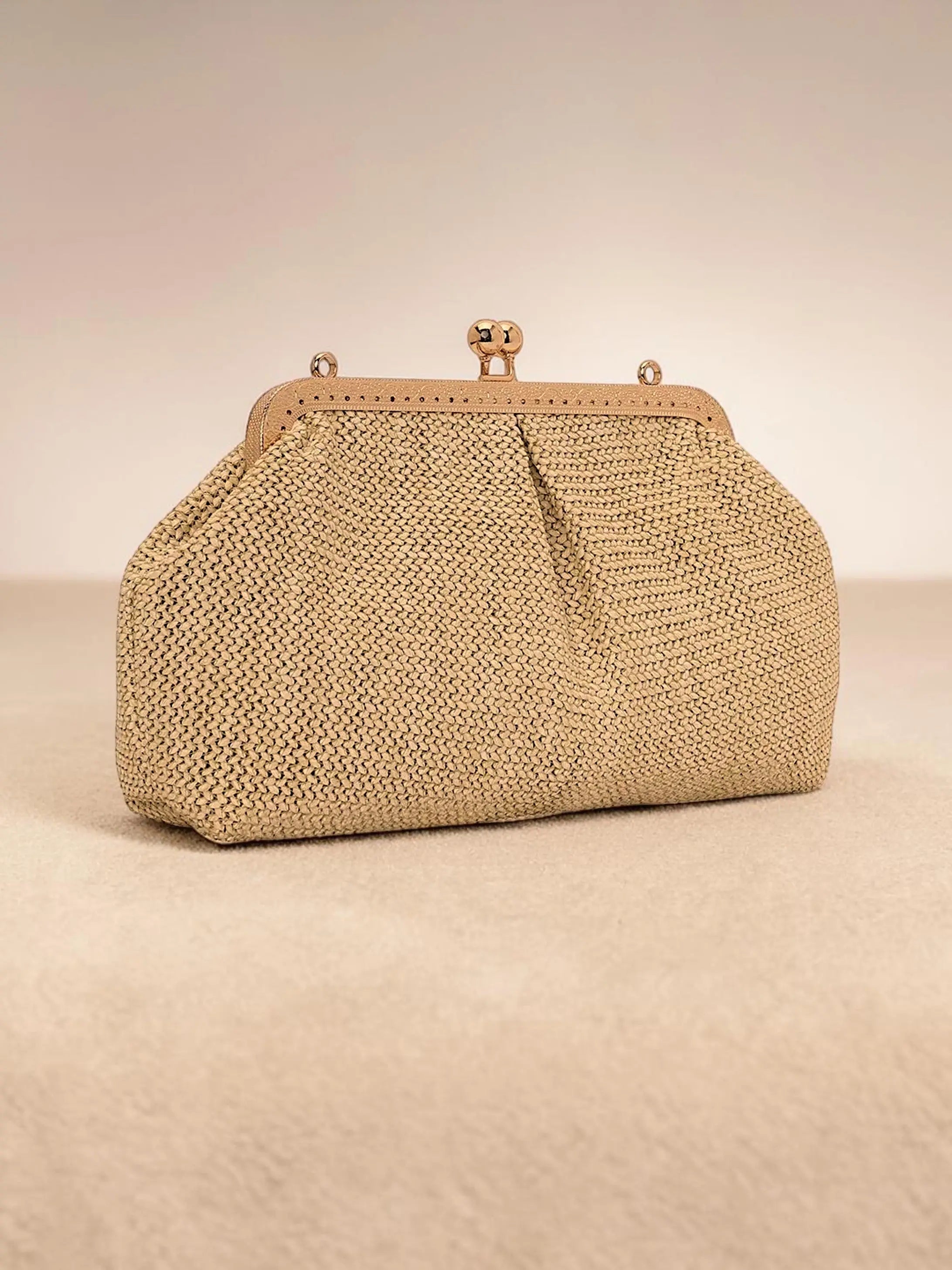 Aria Clutch - Beige YuvaStree