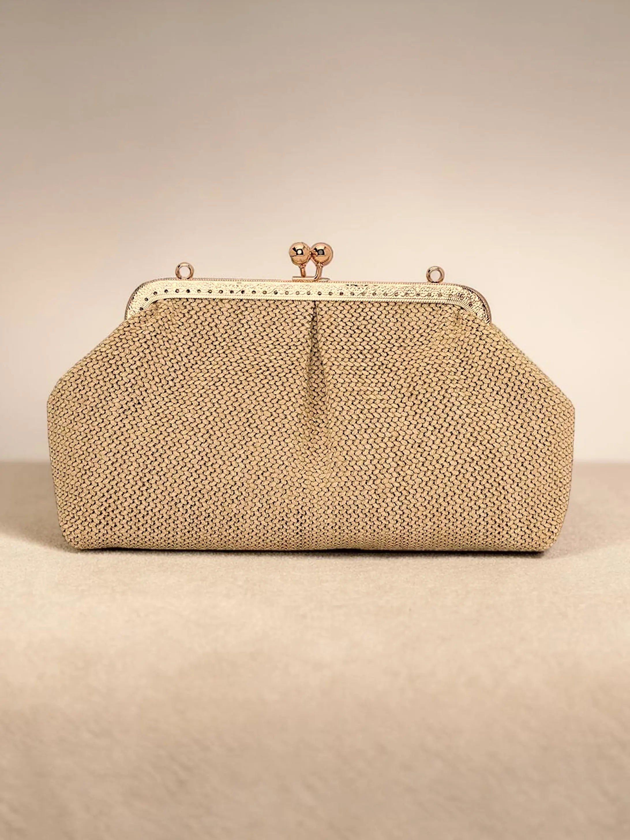 Aria Clutch - Beige YuvaStree